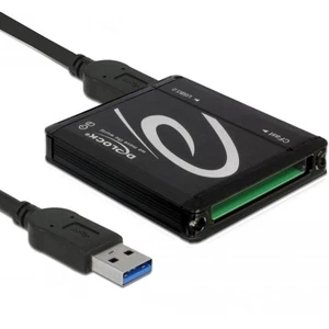 DeLOCK 91686 USB 3.0 CFAST Card Reader, black - Zdjęcie 1 z 1