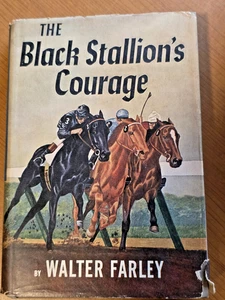 Walter Farley The Black Stallion's Courage HCDJ Random House 1956 2nd Print - Picture 1 of 7