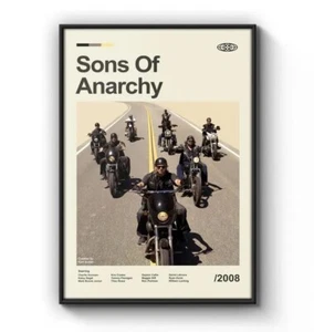 Mid Century Modern Sons of Anarchy Filmplakat - Bild 1 von 4