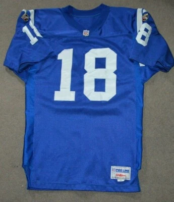 Camiseta de fútbol americano vintage Peyton Manning Indianapolis Colts Wilson AUTÉNTICA 46 NUEVA SIN CAJA Foto 1 de 4