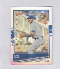 Kris Bryant 2020 DONRUSS MILESTONE STAT LINE PARALLEL /100 CHICAGO CUBS