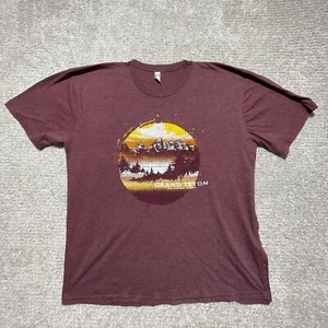 Grand Teton National Park Shirt Adult 2XL Royal Apparel Mens - Picture 1 of 3