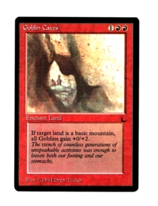 MTG Goblin Caves SP/NM- The Dark Magic the Gathering ~ Free Shipping ~ - Picture 1 of 2