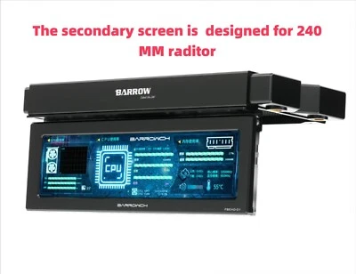 BARROWCH PC Aida64 HDMI LCD monitor Display Digital Indicator Thermometer 5v rgb - Image 1 of 4
