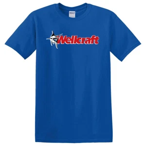 Wellcraft Boats Speed Racing Fishing Boat Men's Royal Blue Size S to 5XL - Picture 1 of 1