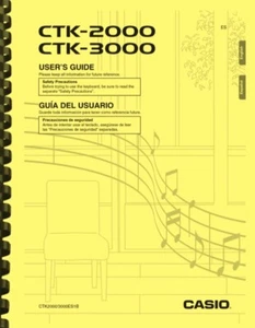 Casio CTK-2000 CTK-3000 Keyboard USER'S GUIDE OWNER'S MANUAL - Picture 1 of 3