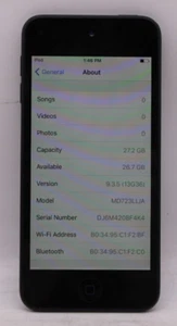 Apple iPod touch 5ta Generación 32 GB Negro *USADO/LIMPIADO* - Imagen 1 de 4