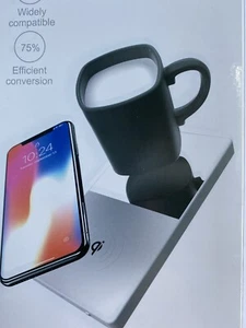 Scobuty Coffee Mug Warmer + Wireless Charger + Mirror Fast Charging - Picture 1 of 5