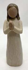 2000 Willow Tree Praying Girl SISTERS BY HEART Demdaco Susan Lordi 5.25 in Tall - Picture 1 of 9