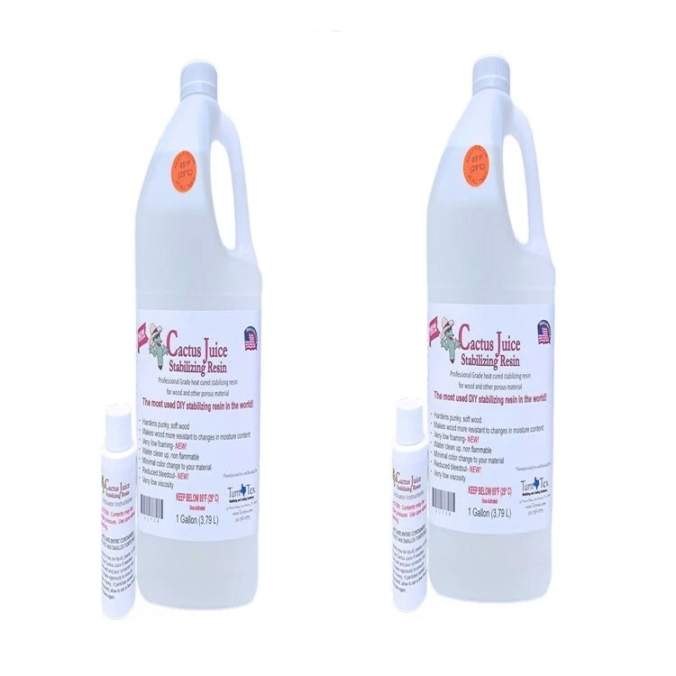 2 Gallons of Cactus Juice Stabilizing Resin by TurnTex - 2 Gallon