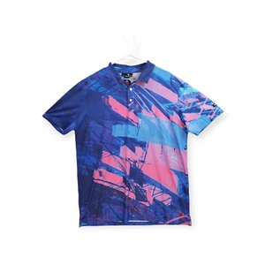 Vincero Herren Polo Golf Shirt Größe L Abstrakte Deko - Bild 1 von 10