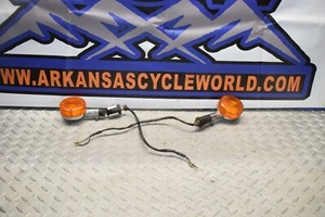 BD1 SET TURN SIGNALS ONE BROKE 88 YAMAHA ROUTE 66 XV250 XV 250 FREE SHIP - Picture 1 of 12