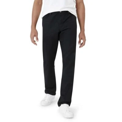 DKNY NWT Men’s Power Stretch Pants in Black-Size 36x30 - Image 1 of 4