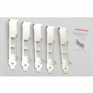 5PCS Full Height Bracket for Intel E10G42BTDA / X520-DA2 / E10G42BFSR / X520-SR2 - Afbeelding 1 van 1