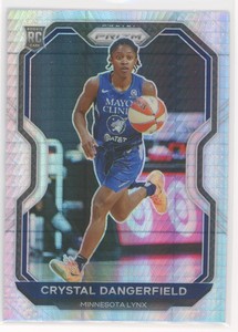 CRYSTAL DANGERFIELD 2021 PANINI PRIZM WNBA ROOKIE HYPER #41 RC