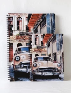 "CAR" A5 - A4 Spiral Binding Notebook Notepad Office School Diary Various - Picture 1 of 10