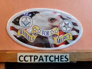 WHEELS FOR MERCY PICKENS STAR LODGE #220 JASPER CHAPTER #479 GEORGIA PATCH - Picture 1 of 2