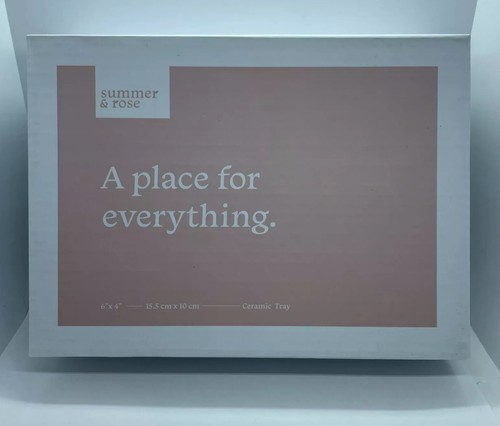 NUOVO Vassoio Gioielli Gioielli Estate & Rosa Celine Rosa Oro ? ORIGINALE