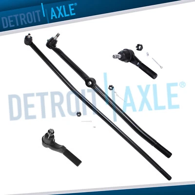 4pc Front Outer Tie Rod Ends Center Links for Ford E-150 Econoline Club Wagon - Image 1 of 4