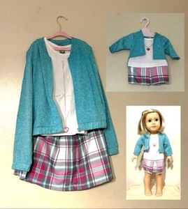 Girl & 18"Doll matching outfit - Doll is NOT included - Picture 1 of 2