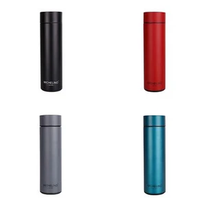 Thermosflasche TemperaturAnzeige LCD Trinkflasche aus Edelstal Thermoskanne 0.5L - Bild 1 von 5
