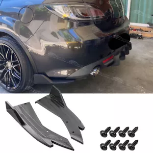 Para Mazda 3 Mazda 6 Carbono Alerón Difusor Alerón Divisor Canards - Imagen 1 de 5