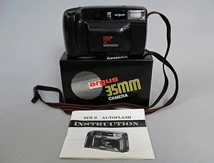 Appareil photo Argus HFM II Autoflash 35 mm noir mise au point compacte testé sans frais - Photo 1/11