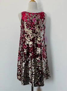 NEW Lavender by Us Angels Girls 7/8 Reversable Sequin Sleeveless Party Dress - Picture 1 of 9