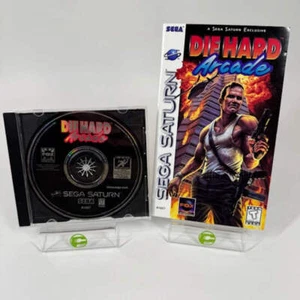 Die Hard Arcade (Sega Saturn, 1997) w reg card - Picture 1 of 4