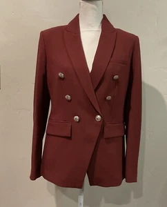 Elie Tahari Women’s Double Breasted Blazer/Jacket In cinnamon Sz 4 NWT - Picture 1 of 9