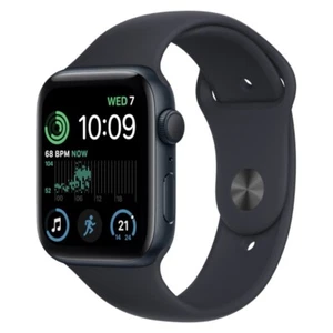 Apple Watch SE (2022) GPS - 44mm - Midnight, Black Sport Band - Very Good - Picture 1 of 4