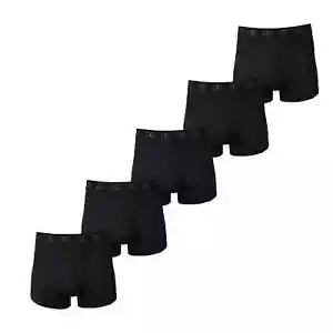 Giorgio Mens Essential 5 Pack Trunks Black Size XL Free Delivery - Picture 1 of 4