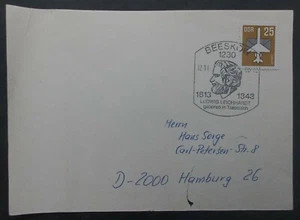 1988 Germany (DDR) Postcard ties 25Pfg Stamp cd Beeskow-Hamburg - Bild 1 von 2
