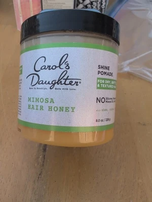 Pomada brillante miel cabello mimosa hija de Carol para cabello rizado, dañado y natural Foto 1 de 4