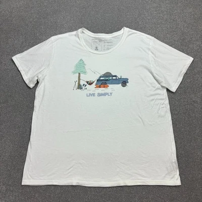 Рубашка женская Patagonia X большая белая классная для походов на открытом воздухе из органического хлопка дамская - Изображение 1 из 4