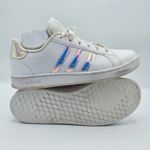 Adidas weiß & blau schillernd Grand Court Sneaker FW1274 Schuh Herren Größe 5,5 - Bild 1 von 17