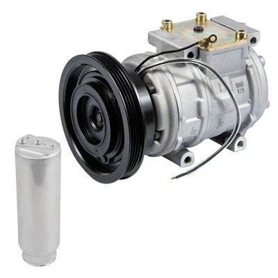 For Eagle Talon Mitsubishi Eclipse 1990-1994 AC Compressor w/ A/C Drier - Image 1 of 4