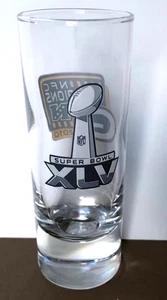 2010 GREEN BAY PACKERS SUPER BOWL XLV 45 NFC Champions 4 1/8" H SHOT GLASS NWT - Picture 1 of 6