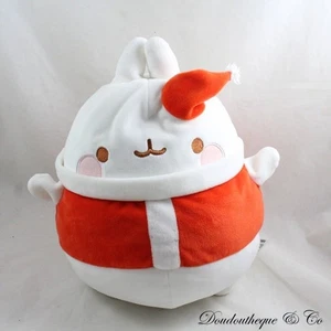 Peluche lapin Molang TOMY déguisé en Père Noël super douce 30 cm (VI-27066) - Foto 1 di 2