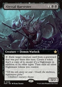 Magic The Gathering MTG ABYSSAL HARVESTER EXTENDED ART Foundations NM Near Mint - Picture 1 of 1