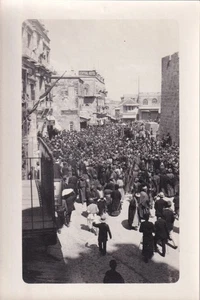 Rara foto 4x6 anni 20 Terra Santa Eastside Jaffa Gate Gerusalemme Tel Aviv Wow - Foto 1 di 6