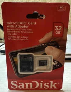 SanDisk 32gb Class 4 microSDHC Memory Card - Picture 1 of 4