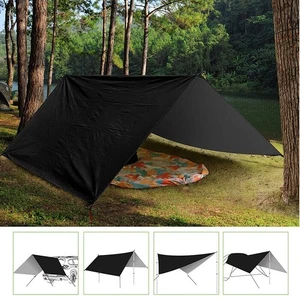 Waterproof Portable Tarp Outdoor Camping Awning Travel Backpacking Tarp Shelter - Picture 1 of 11