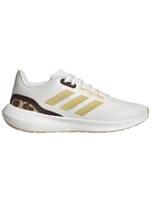 Adidas Mujer Runfalcon 3.0 Zapatillas, Blanco/Dorado/Leopardo, IE0751 Foto 1 de 4