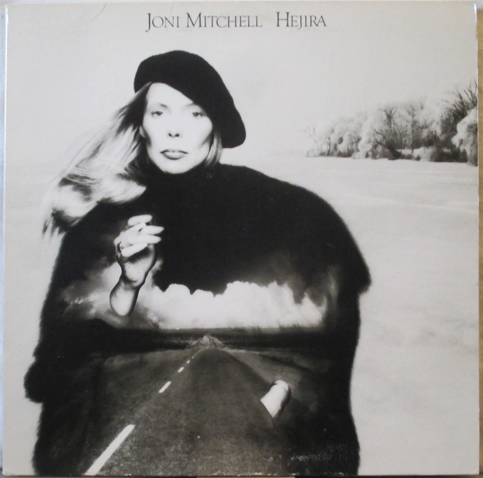 JONI MITCHELL Hejira LP on Asylum 7E-1087 w/Orig. Inner Sleeve, Embossed Cover  Foto 1 de 1