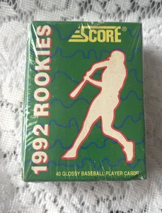 Score 1992 Rookies - 40 tarjetas brillantes de jugador de béisbol - MLB - nuevas en plástico - Imagen 1 de 2