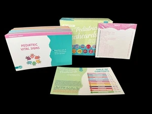 NCLEX Nurse In The Making PEDIATRICS Flashcards - Complete Set - 200+ Cards EUC - Picture 1 of 7