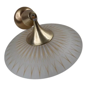 Vintage MCM Large Retractable Saucer Pull Down Lamp 19" - Picture 1 of 8