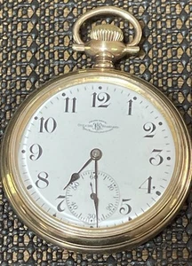 Ball Official RR Standard Pocket Watch Model 1899 16s 19j 20 Yr Gold Case Runs - Picture 1 of 20