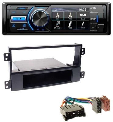 JVC Bluetooth MP3 USB DAB Autoradio für Hyundai Sonata NF 02-05 schwarz - Bild 1 von 4